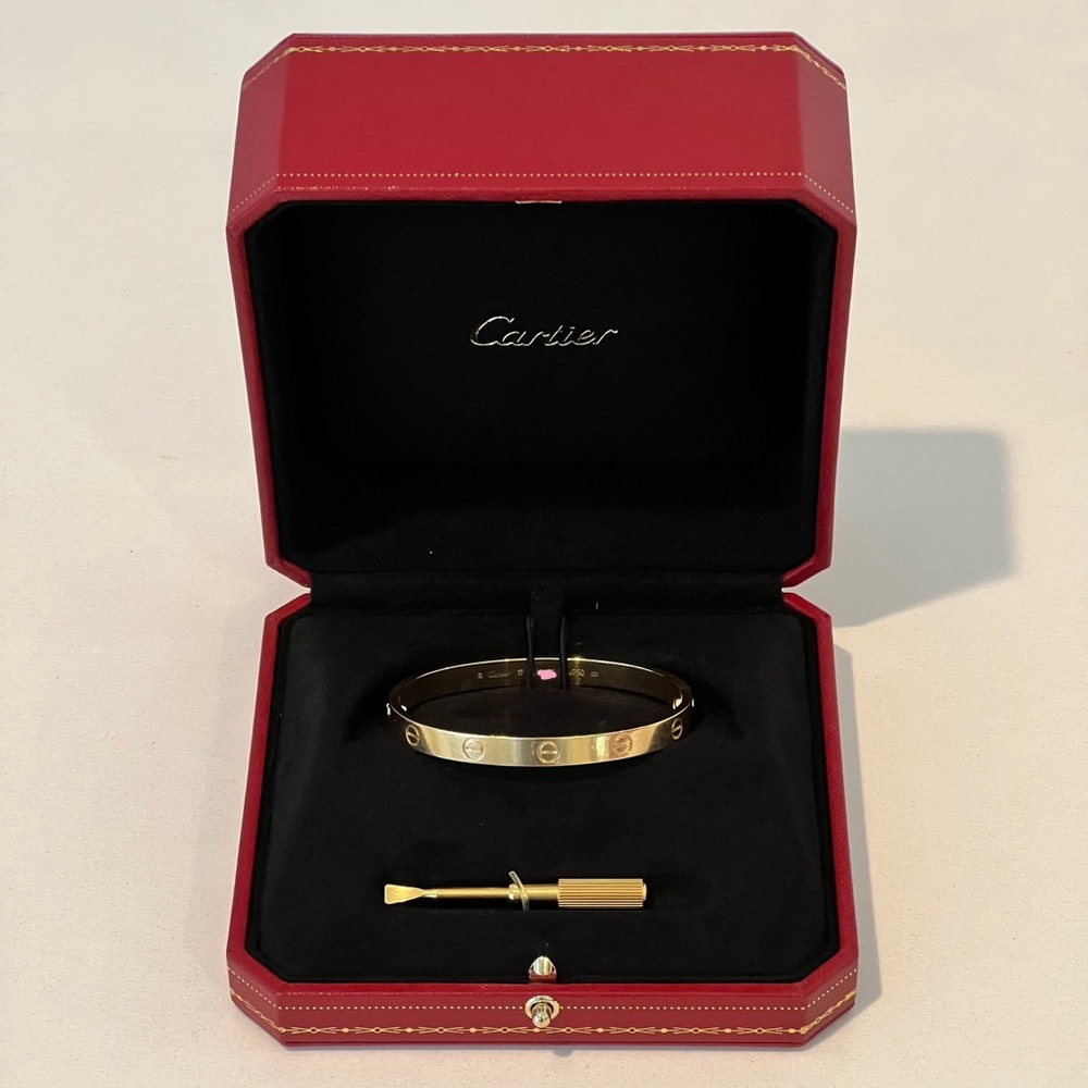 Authentic Gold Cartier Love Bracelet